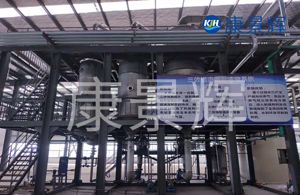 多效降膜蒸發器可以用來濃縮處理廢水，特別適合處理牛奶、淀粉、葡萄糖等食品廠廢水的加工處理中